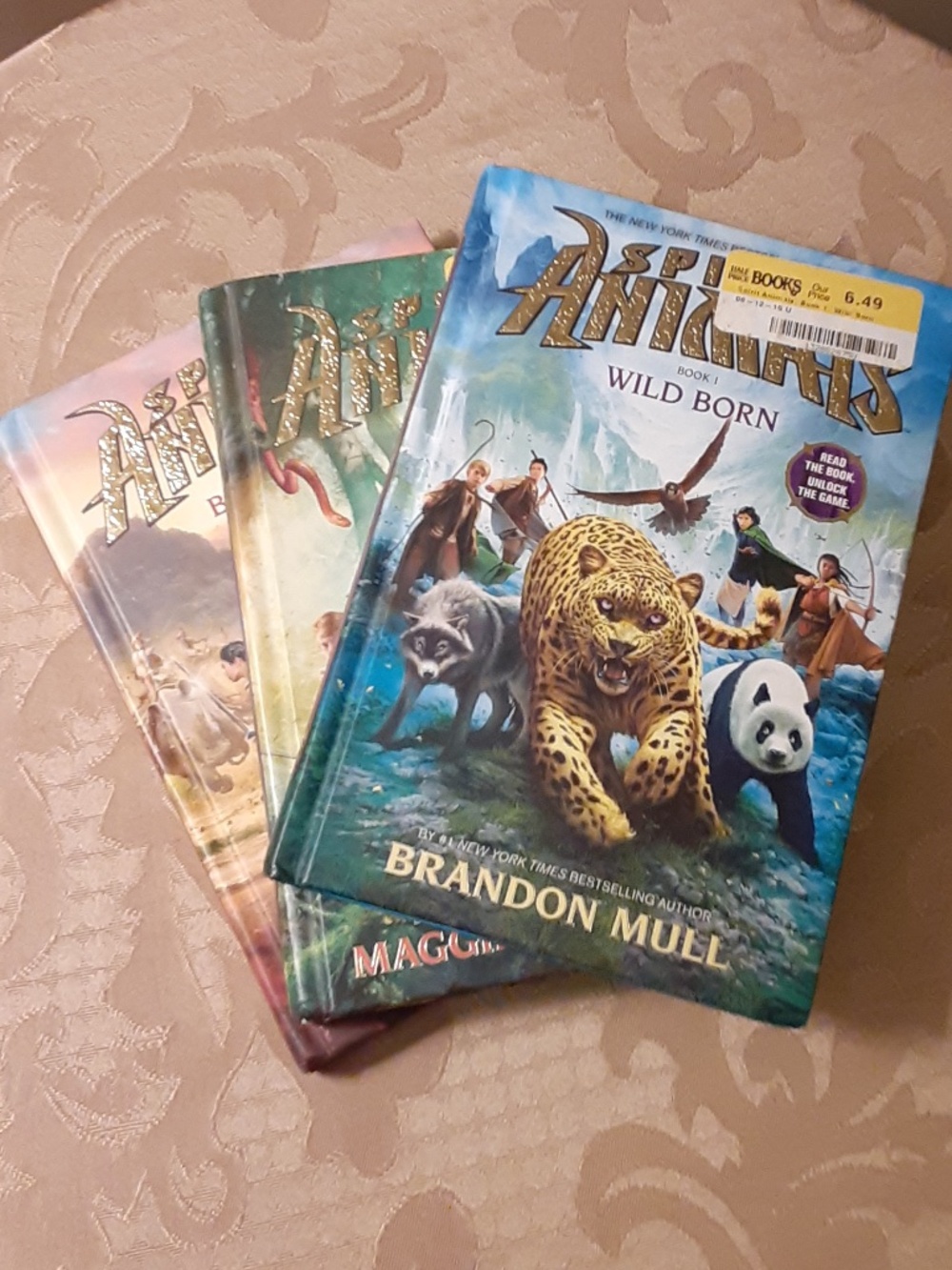 Spirit Animals Set of 3 Hard Cover Scholastic Books